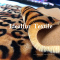 Leopard Printed Super Soft Imitation Rabbit Fur